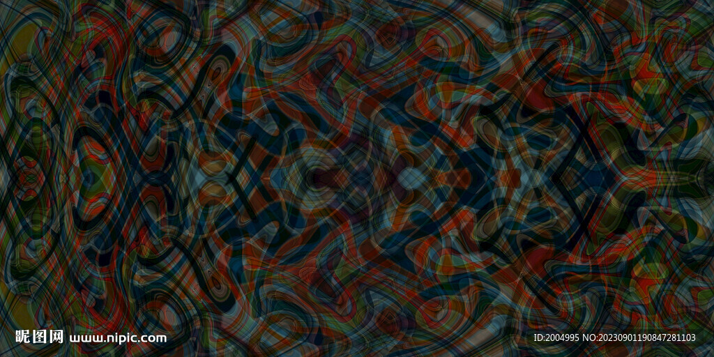 抽象不规则格子布纹