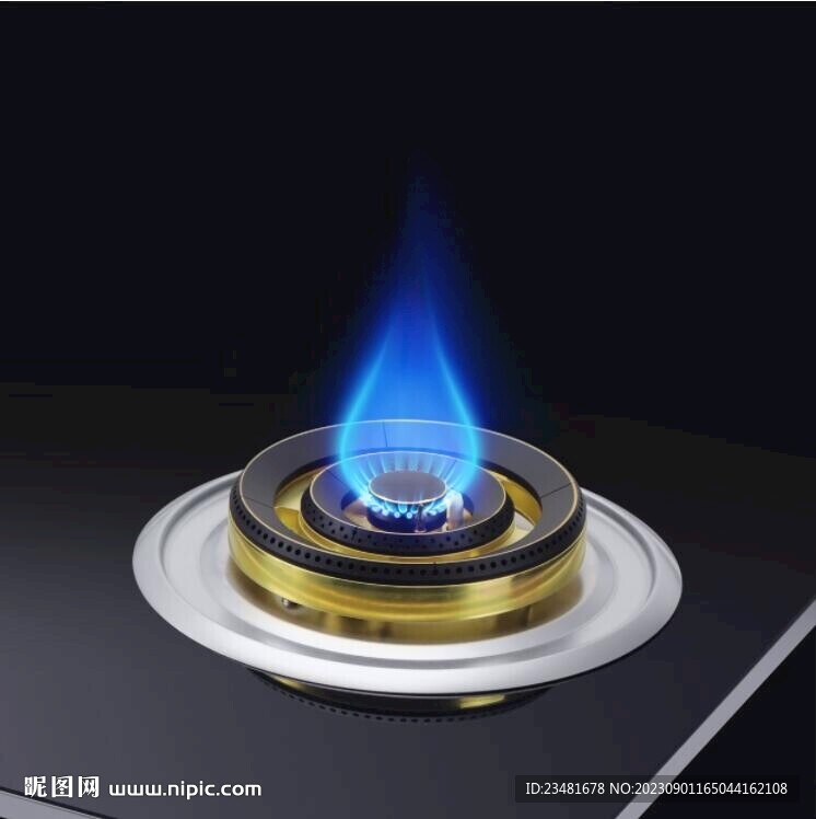 灶具火焰分层  高清  