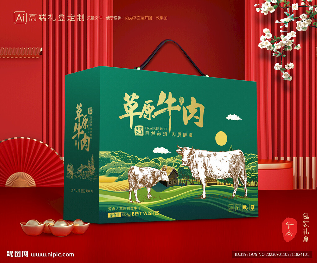 牛肉包装 牛腱礼盒