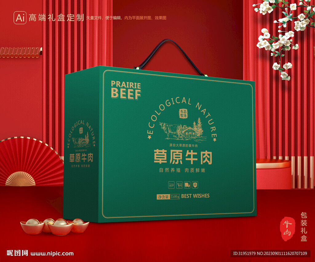 牛肉包装 牛腱礼盒