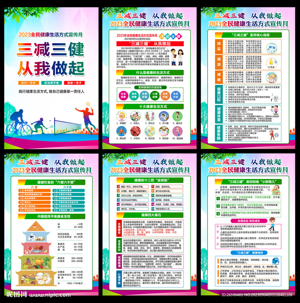 2023年全民健康生活方式宣传