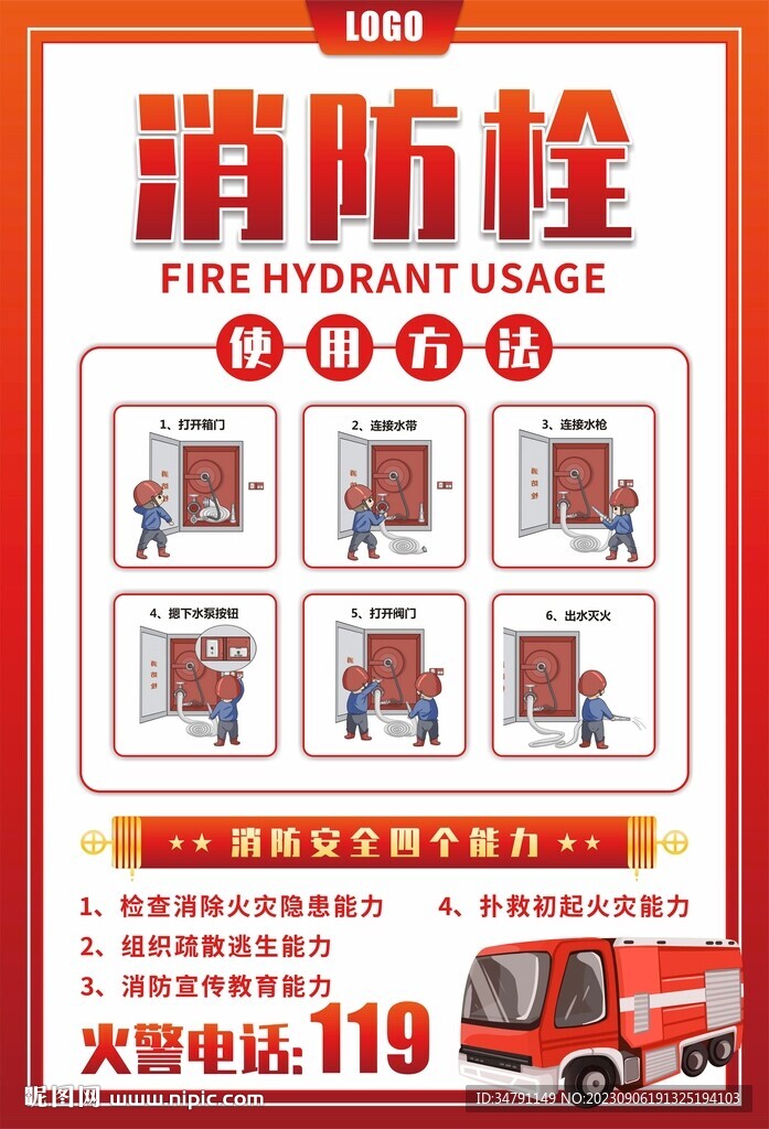 消防栓的使用方法