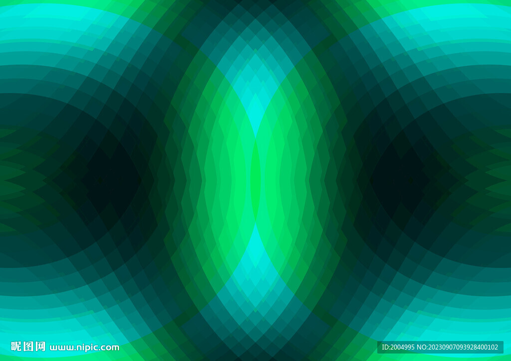 绿色几何背景