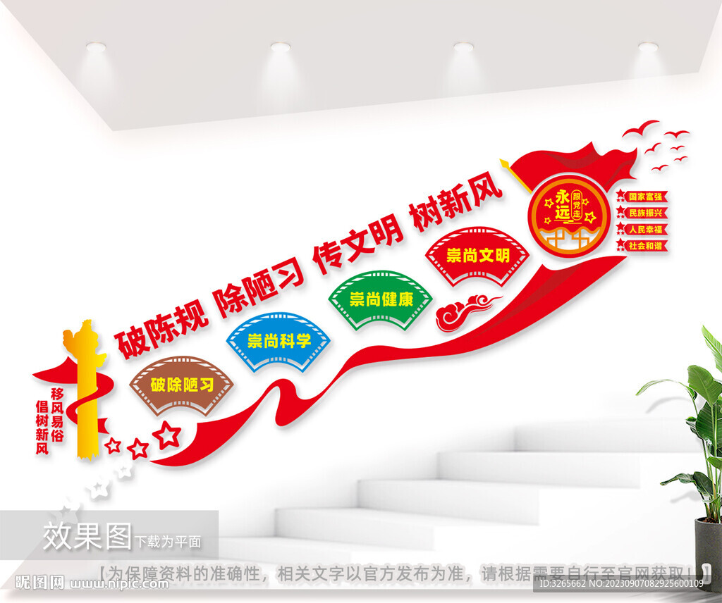 移风移俗文化墙