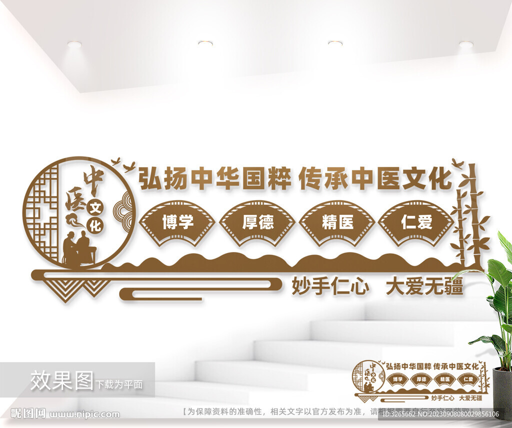 中医馆中药房文化墙图片