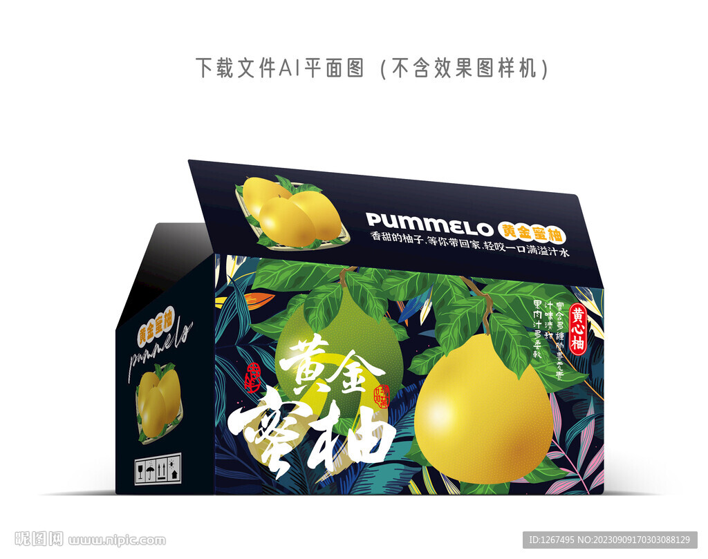 黄金蜜柚包装