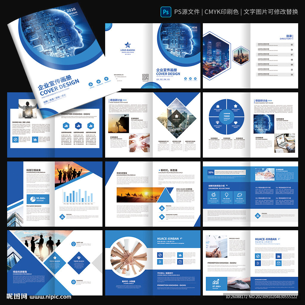 网络科技画册 软件IT宣传册