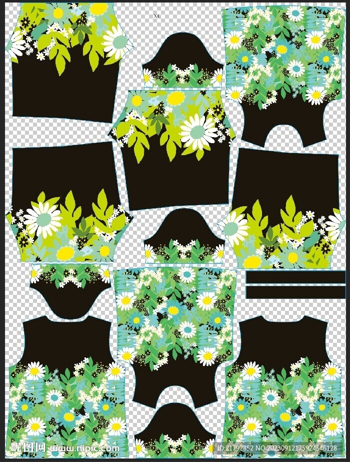 大牌 定位数码印花图片