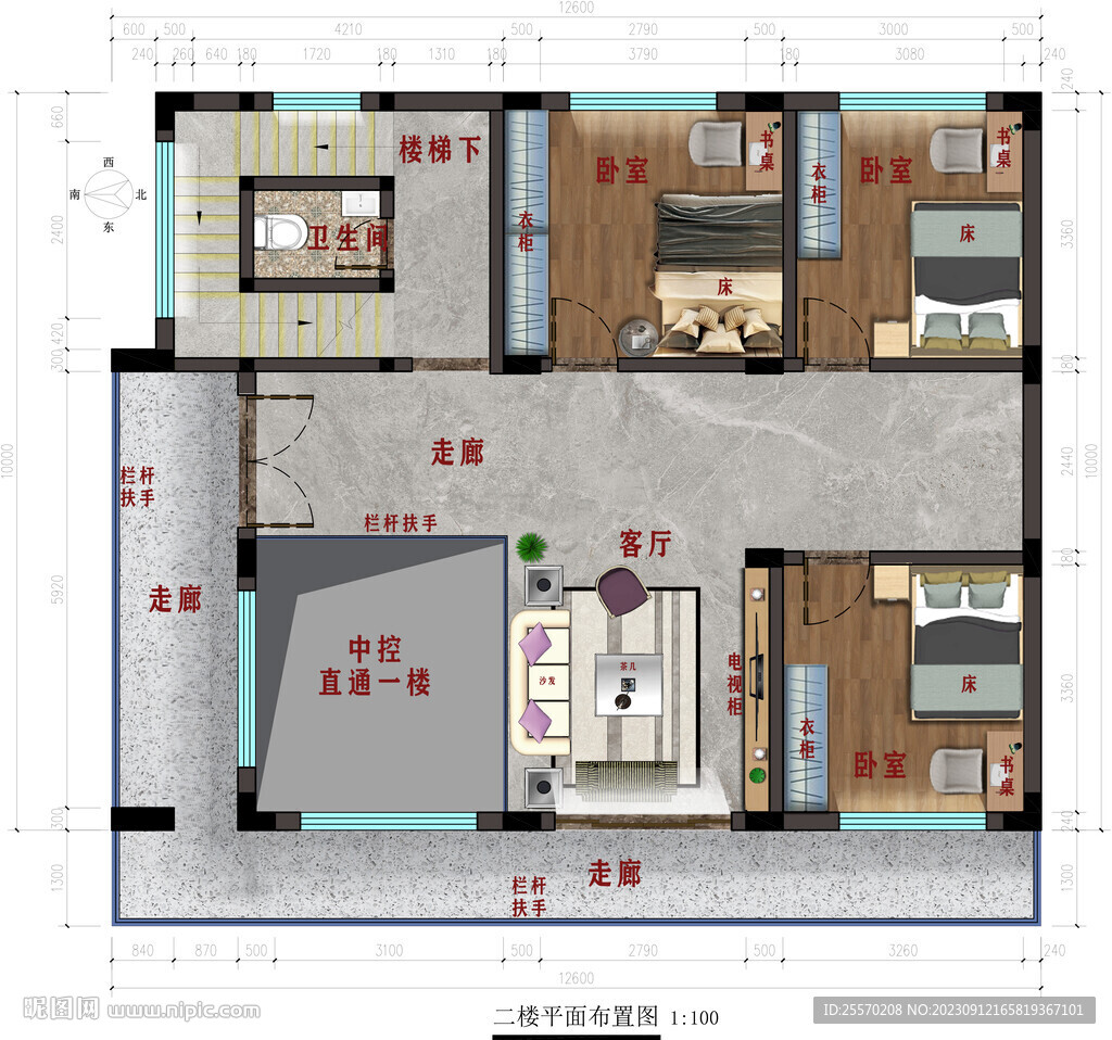 农村民建平面布置图