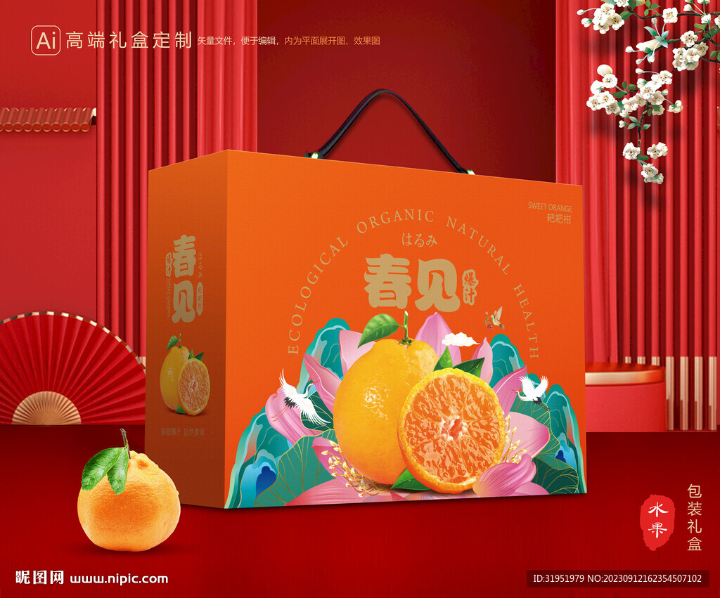 春见礼盒 耙耙柑包装