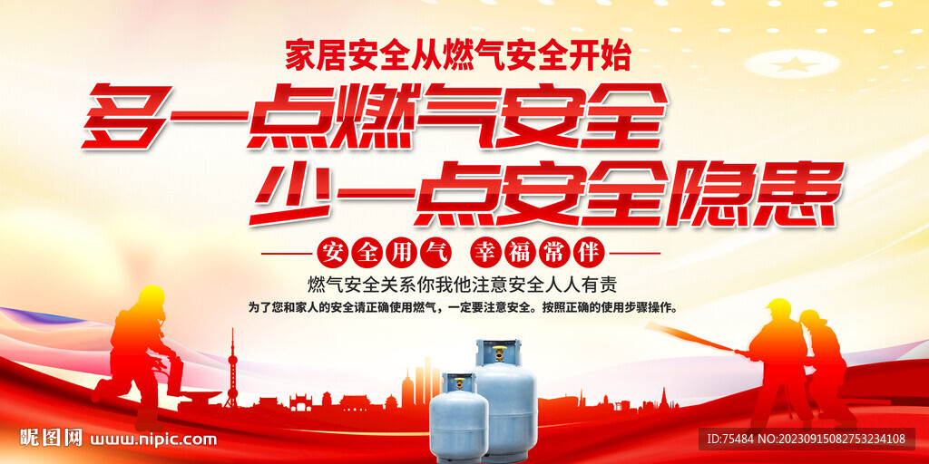 燃气安全展板