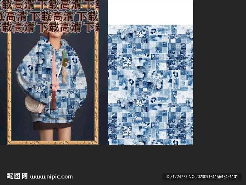 大牌花  抽象花  手绘花  