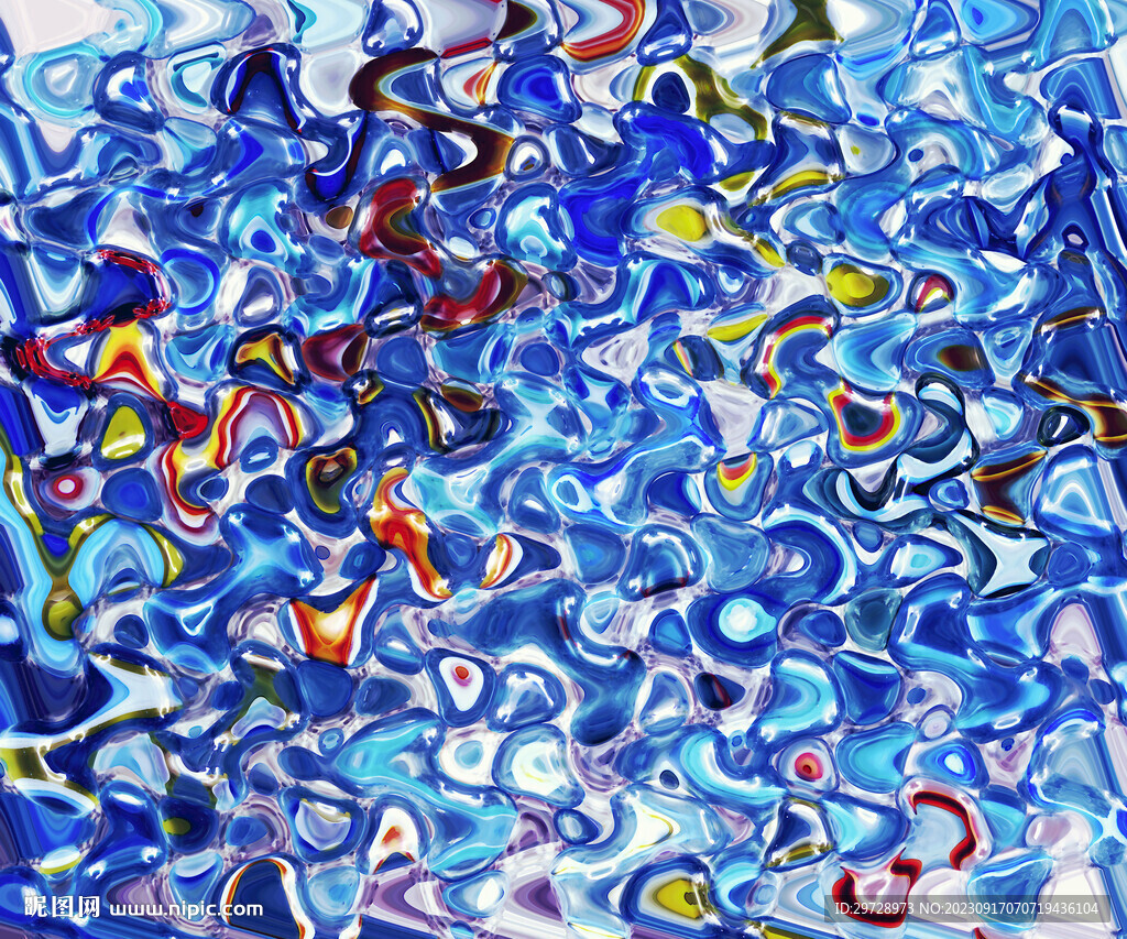 绚丽艺术颜料图案背景墙