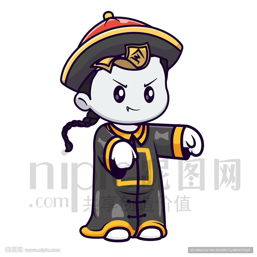 可爱卡通小僵尸