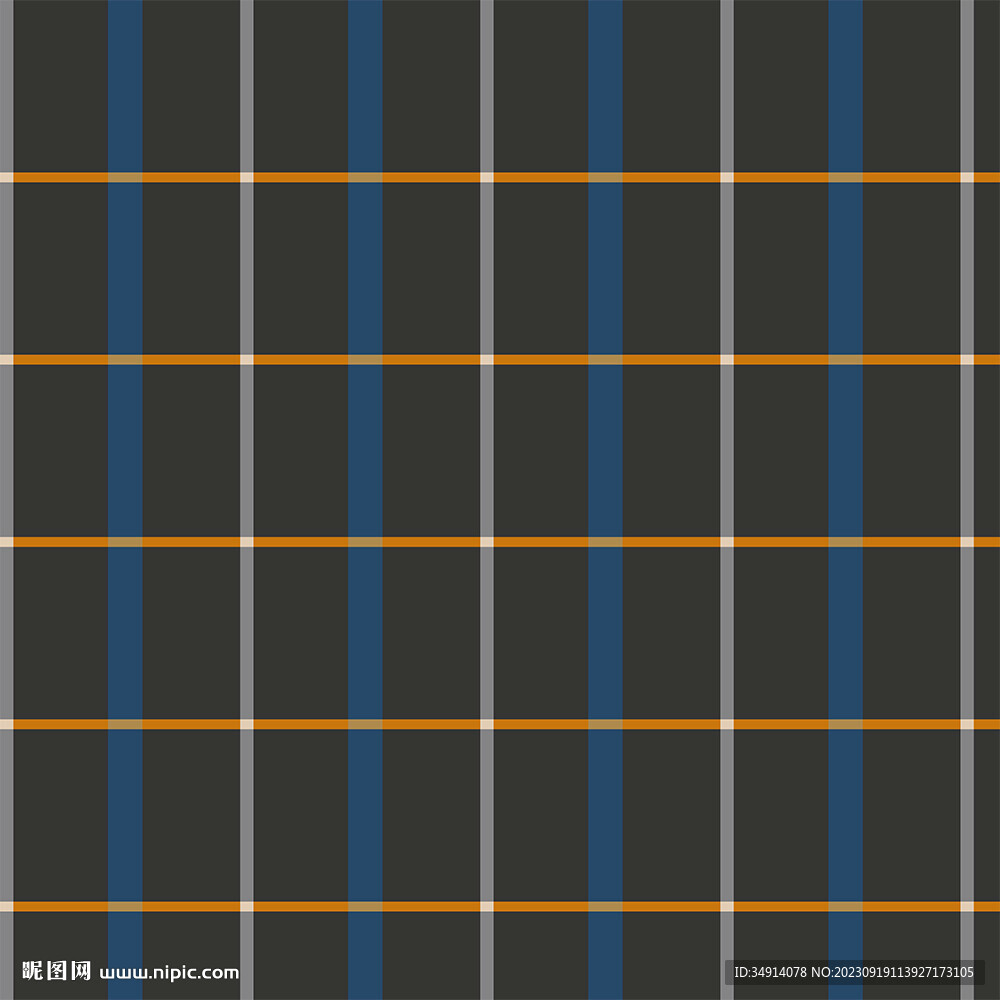 格子布深色底布