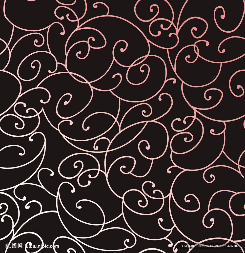 不规则渐变线条 