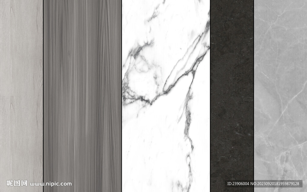 大理石拼花电视背景墙