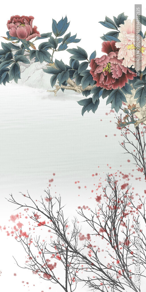 中式 高档现代玄关 Tif分层