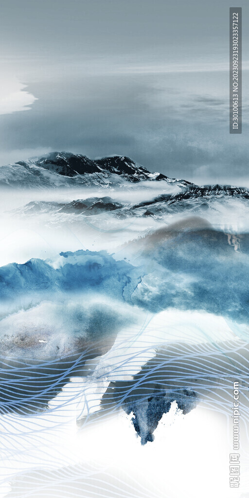 现代 意境高雅玄关 TIF分层