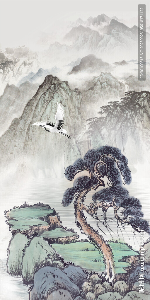 高清 轻奢意境玄关 TIF分层