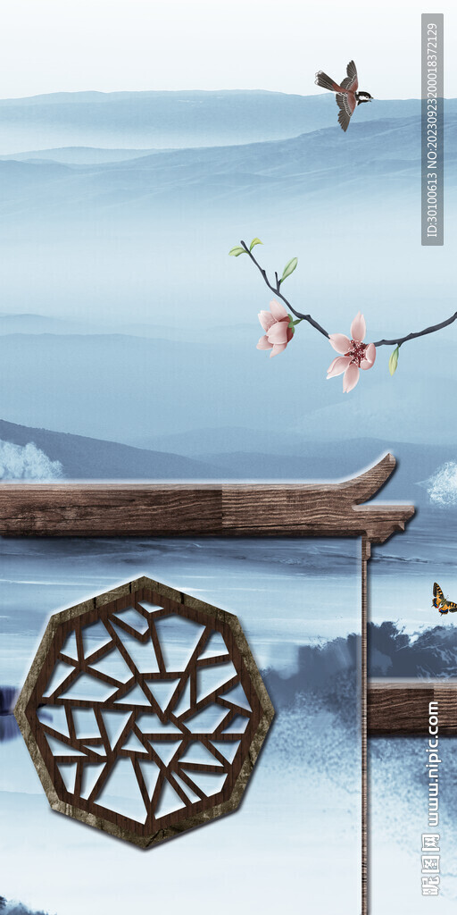 爆款 中式意境玄关 TIF分层