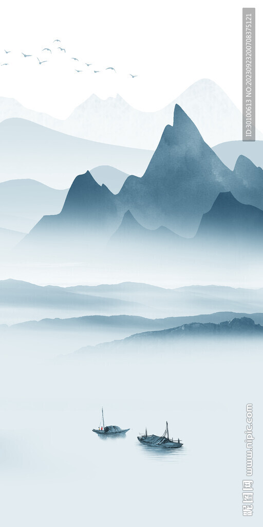 高清 中式意境玄关 TIF分层