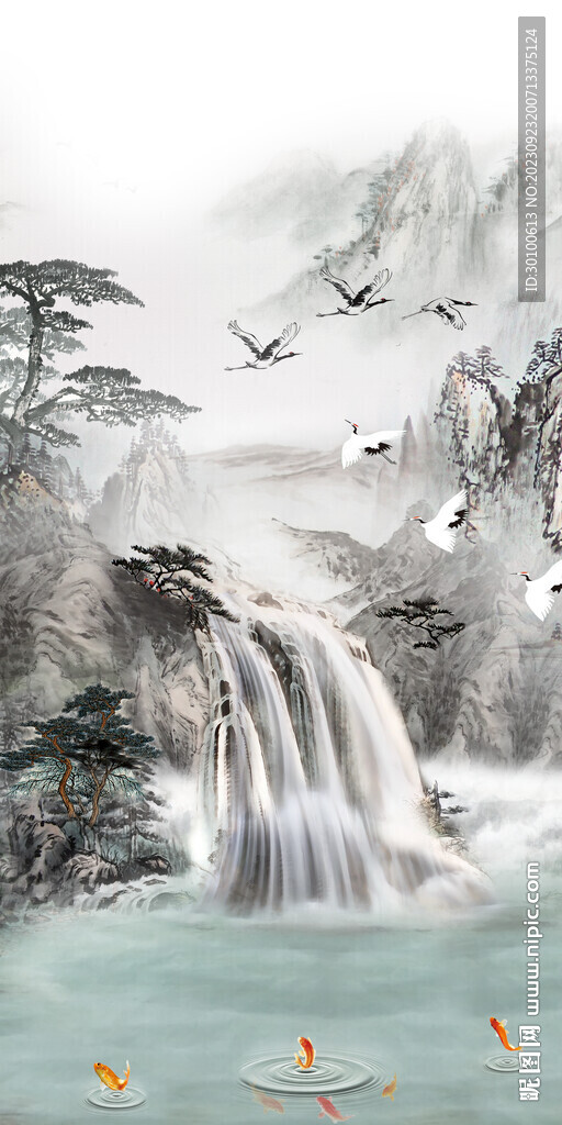 高端 中式意境玄关 TIF分层