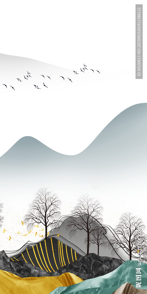 爆款 新品图玄关画 TiF分层