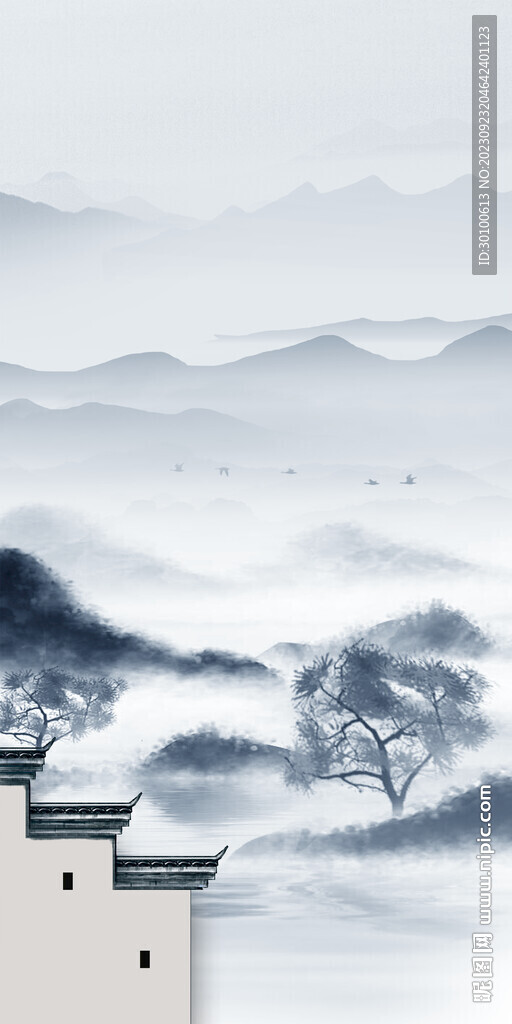 大气 简约新玄关画 TiF分层