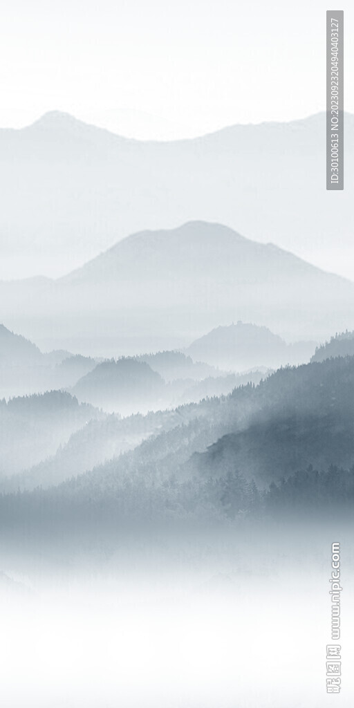 蓝色 最新传玄关画 TiF分层