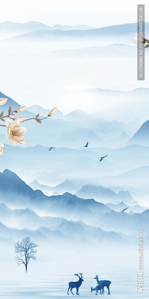 别墅 高清新玄关画 tif分层