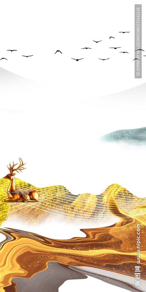 高档 现代高端玄关 tif分层