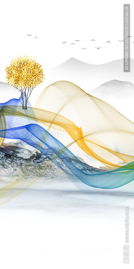 意境 新高端玄关画 tif分层