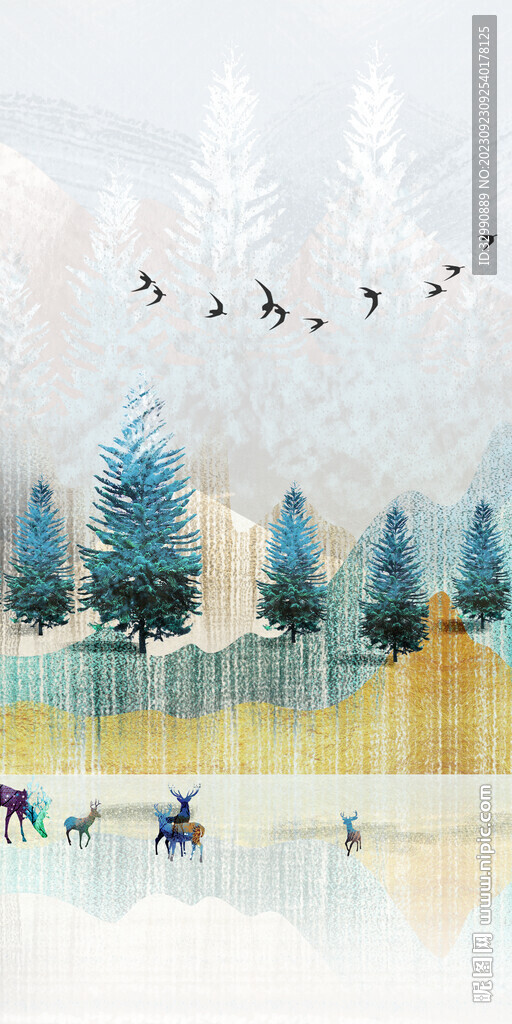 别墅 高端人气玄关 TIF分层