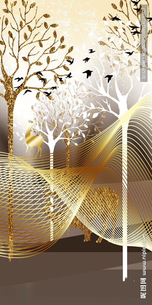 新款 现代新品玄关 TiF分层