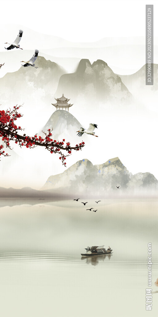 新款 极简新玄关画 TiF分层