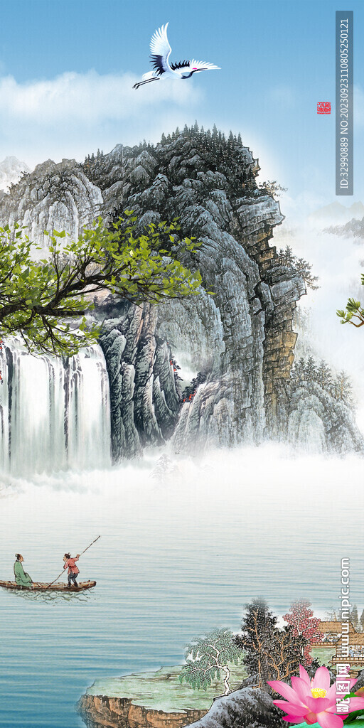 现代 新款新玄关画 Tif分层