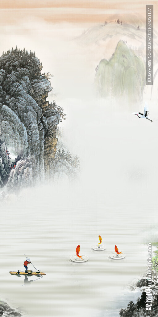 古风 轻奢高清玄关 Tif分层