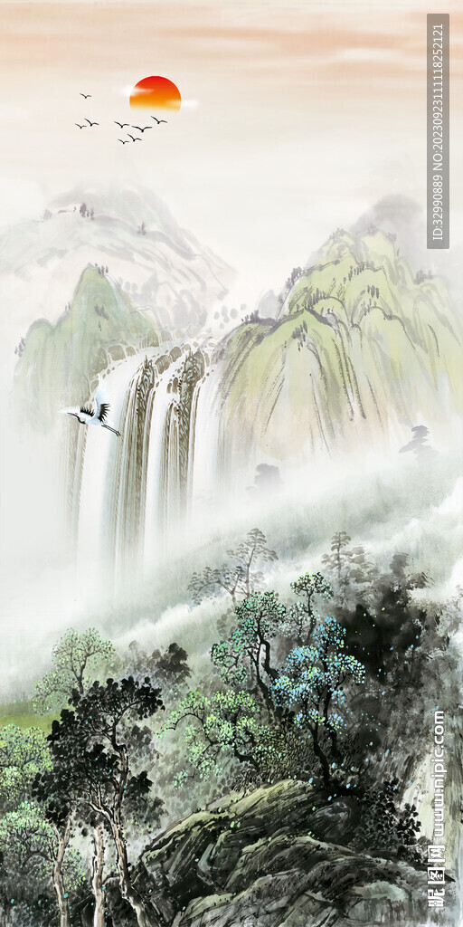 大气 新款新玄关画 Tif分层