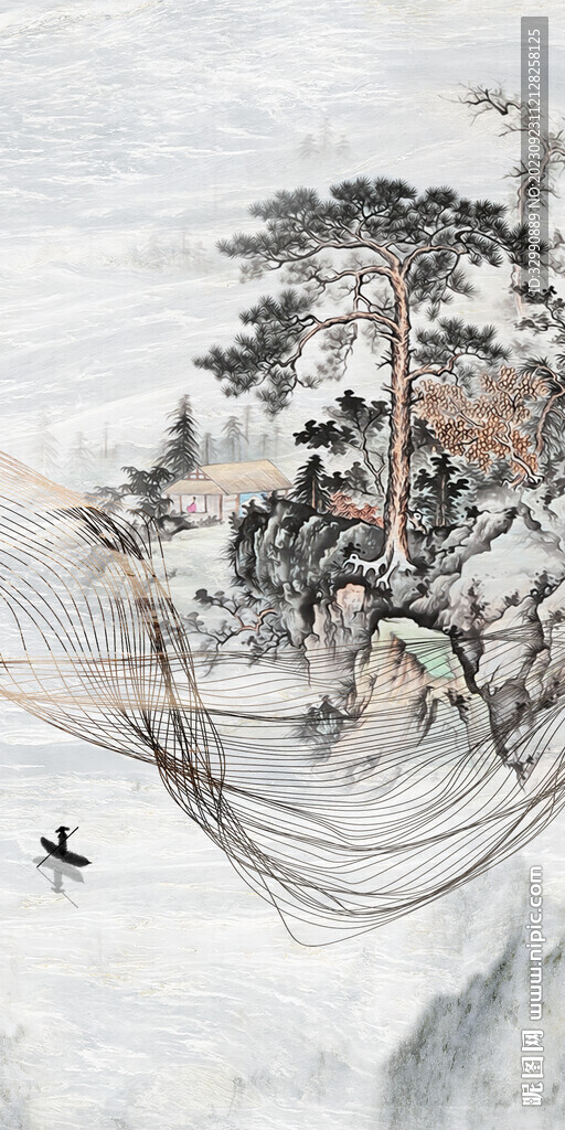 奢雅 轻奢高清玄关 Tif分层