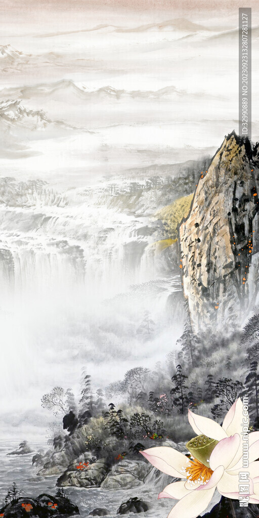 高清 大气新玄关画 Tif分层