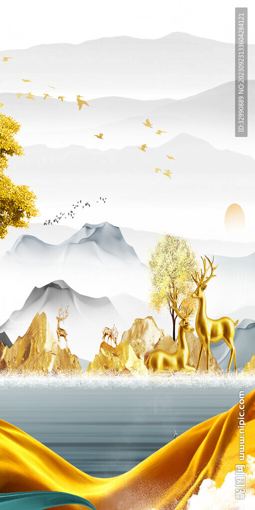 极简 最新玄关框画 TiF分层