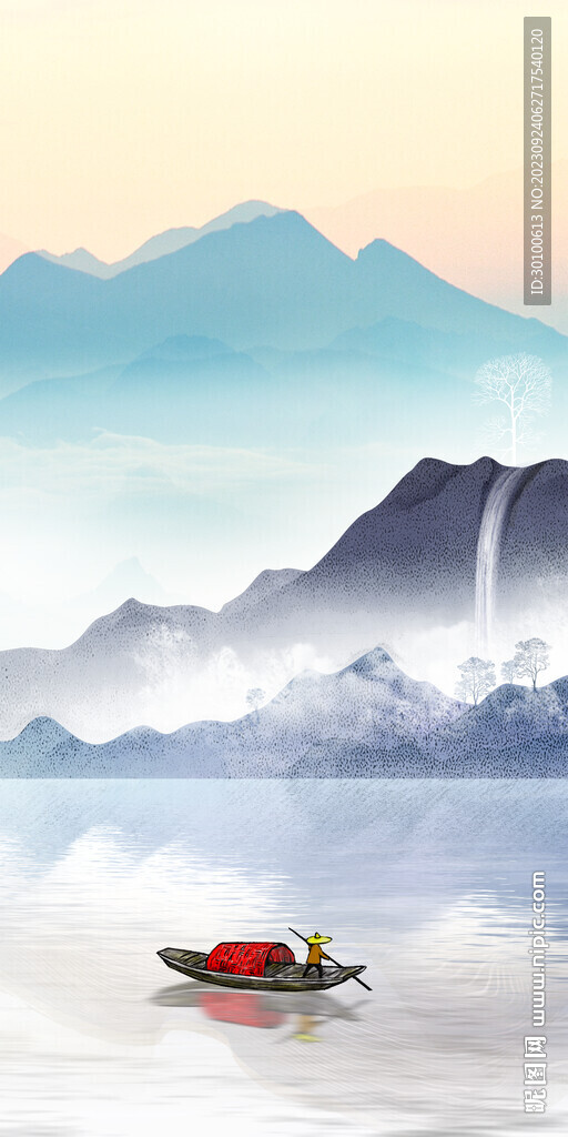 别墅 新意境玄关图 TiF分层