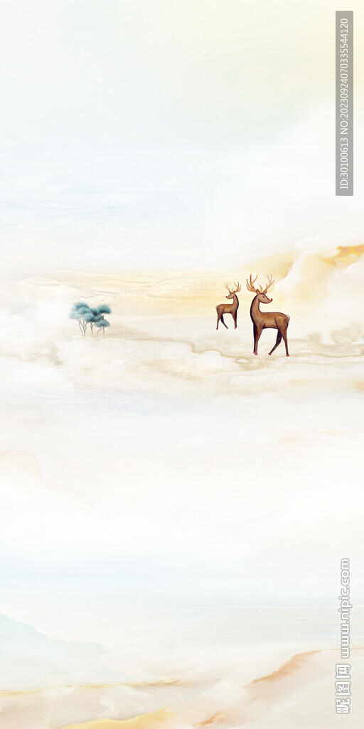 人气 玄关简约新画 Tif分层