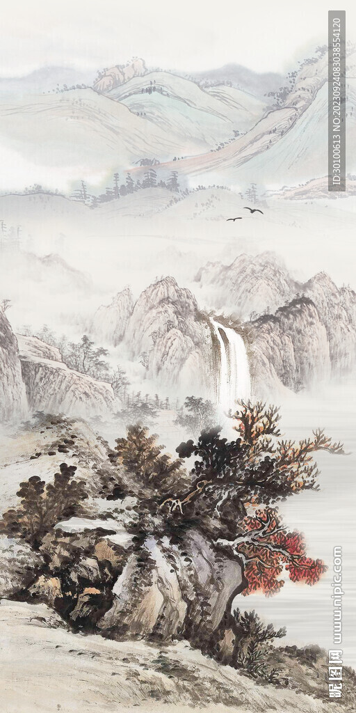 最新 大气新画玄关 Tif分层