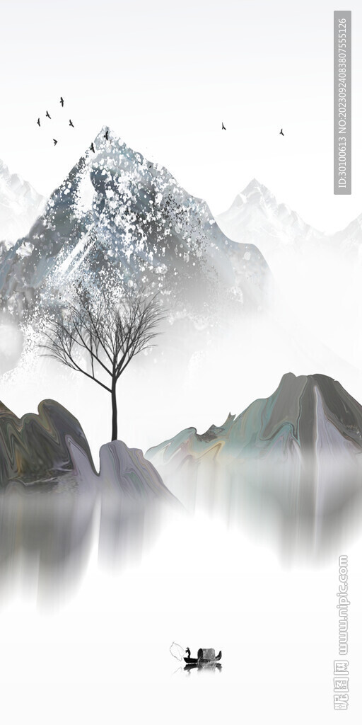 高档 大气新画玄关 Tif分层