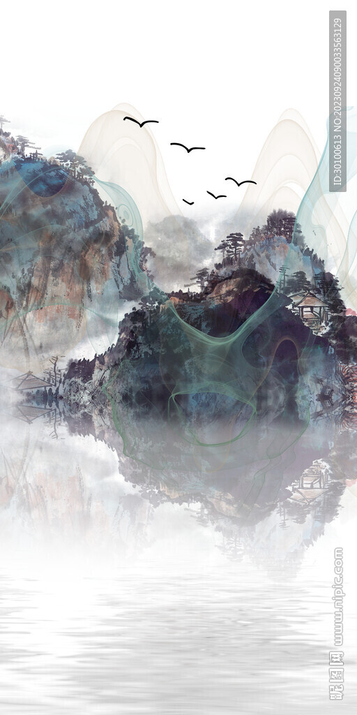 高雅 高清新画玄关 Tif分层