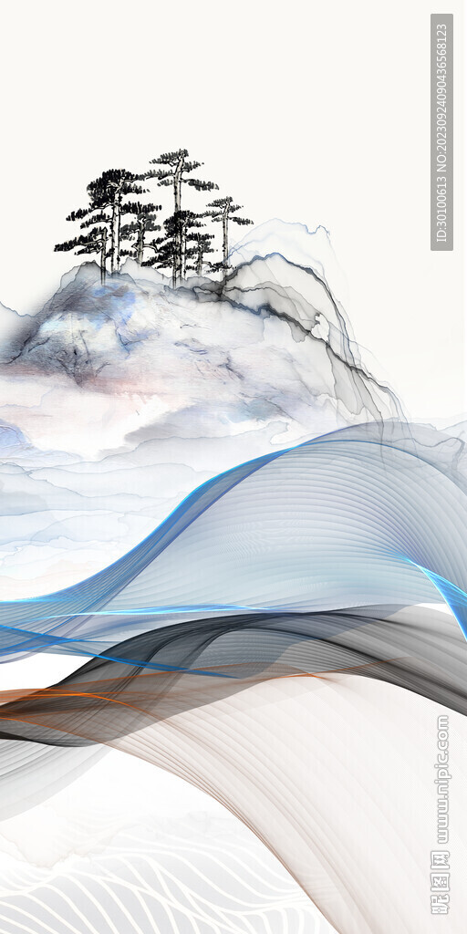 大气 高清新画玄关 Tif分层