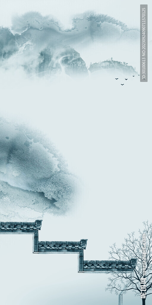 中式 简约新画玄关 Tif分层