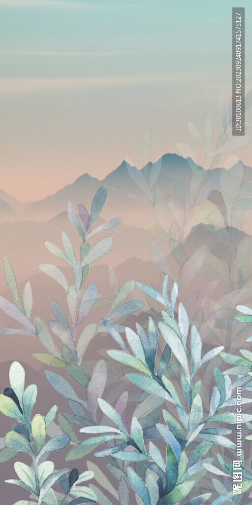 清晰 简约新画玄关 Tif分层